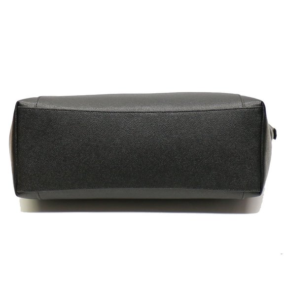 NEW Coach classy leather tote shoulder bag black - Picture 5 of 8